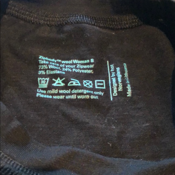 Northern Playground Zipbody Wool 1 Piece BaseLayer - Picture 3 of 7